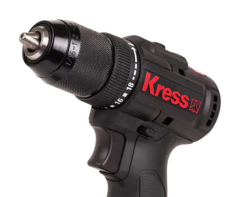 Дрель-шуруповерт KRESS KU212 20V аккумуляторная бесщеточная — детальное фото