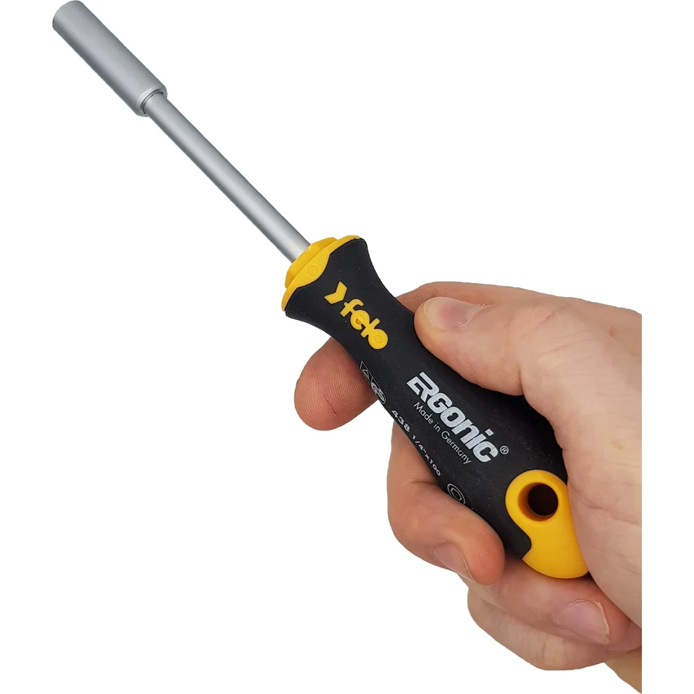 Отвертка Felo Ergonic с насадкой под биты 1/4" 43812540 — детальное фото