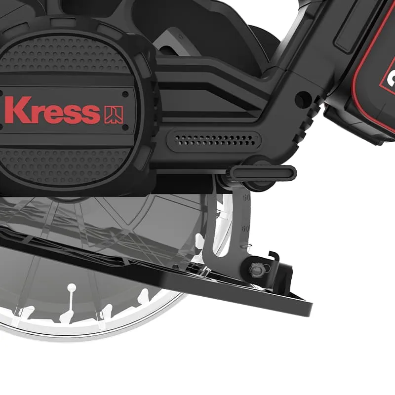 Пила циркулярная KRESS KUE15.9 20V 185мм бесщеточная аккумуляторная — детальное фото