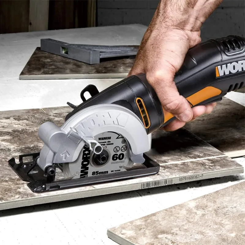 Дисковая пила WORX WX423 220V WORXSaw 400Вт 85мм электрическая — детальное фото