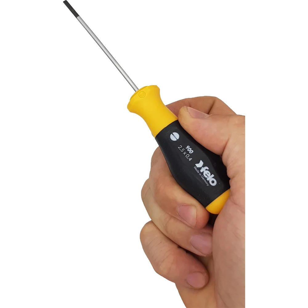 Шлицевая отвертка Felo SL2,5x0,4x75 90002210 — детальное фото