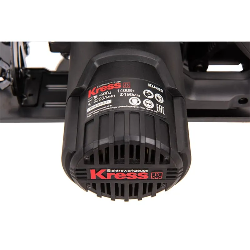 Дисковая (циркулярная) пила KRESS KU420 1400Вт электрическая — детальное фото