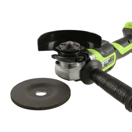 Угловая шлифмашина (болгарка) Greenworks GD24AG 24V 3200207 (125 мм) бесщеточная аккумуляторная — детальное фото