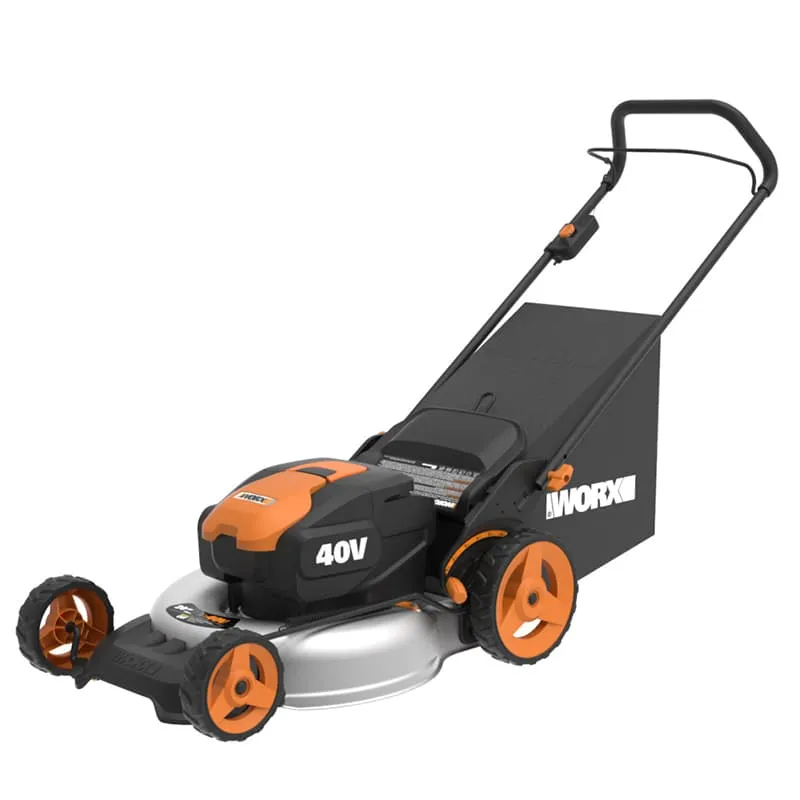 Газонокосилка WORX WG751E 40V 48см аккумуляторная — детальное фото