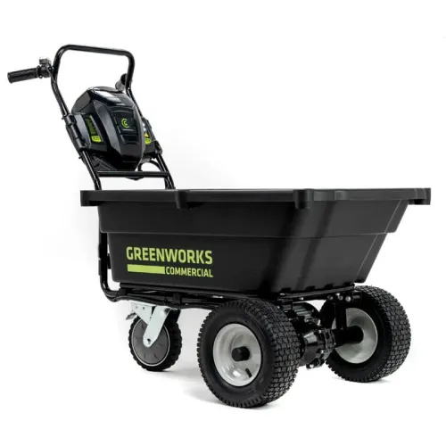Садовая самоходная тележка Greenworks 82GC 82V 7400607 (106 л) аккумуляторная — детальное фото