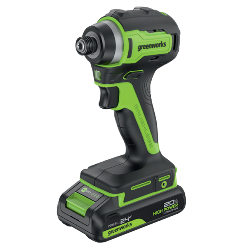 Винтоверт Greenworks ID3170 24V 3804907 (170 Нм) бесщеточный аккумуляторный — детальное фото