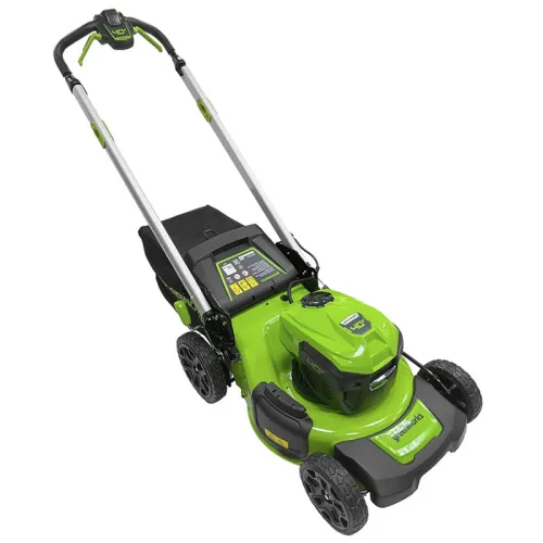 Газонокосилка самоходная Greenworks GD40LM48SP 40V 2517407 (48 см) бесщеточная аккумуляторная — детальное фото