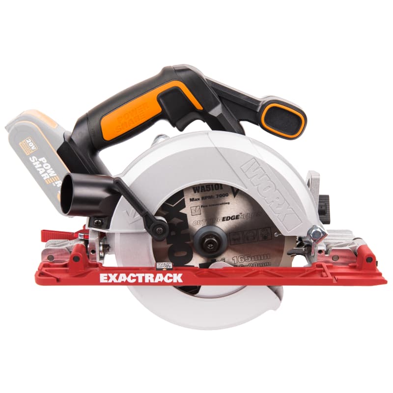 Дисковая пила WORX WX530.9 20V 165мм аккумуляторная, без АКБ и ЗУ