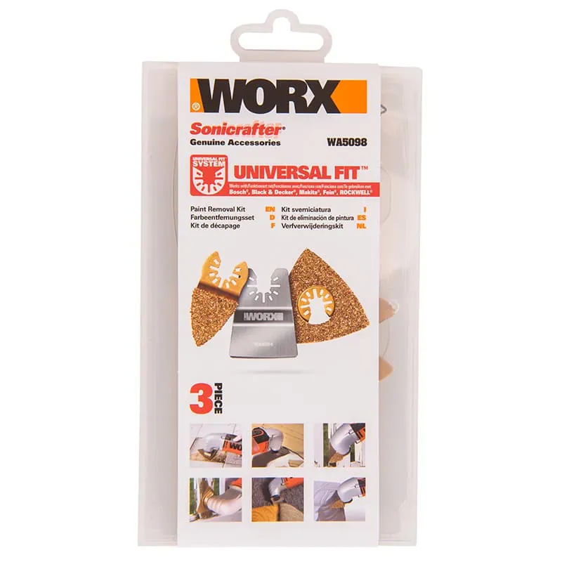 Набор насадок для удаления краски WORX WA5098 для реноватора — детальное фото