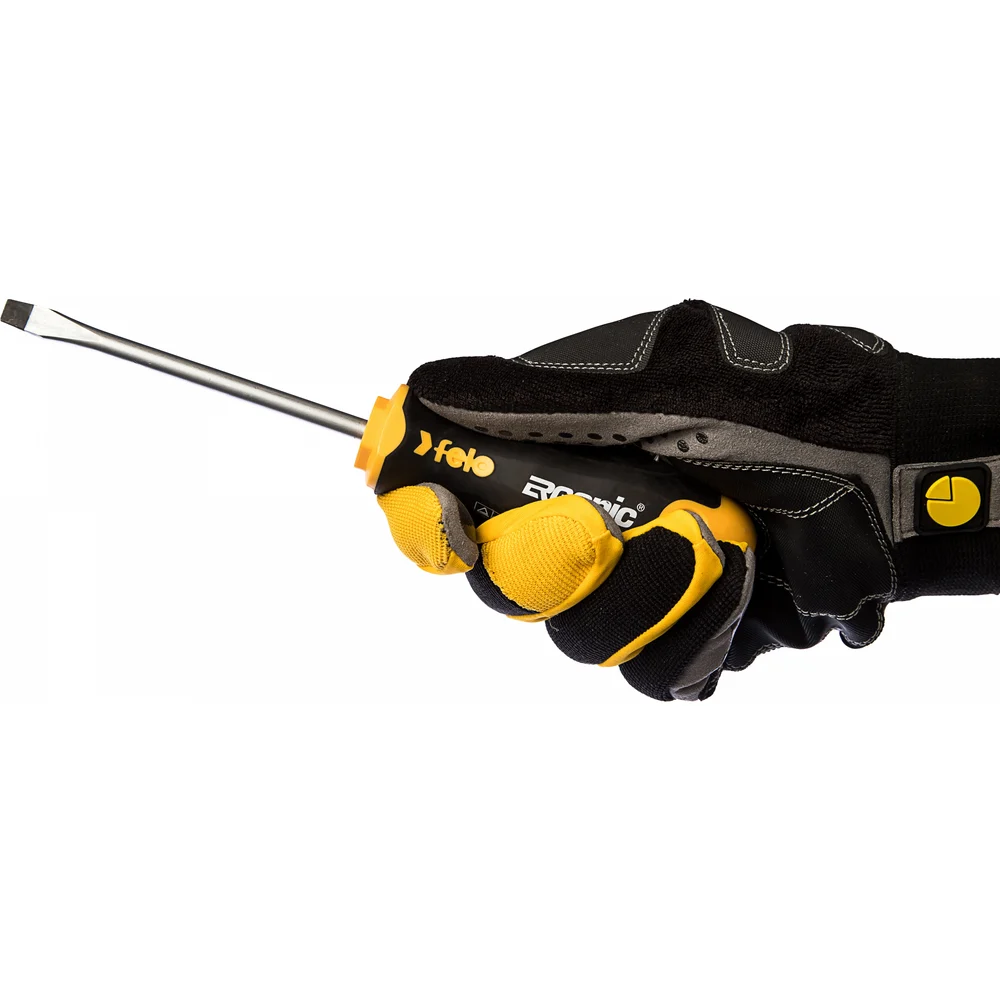 Плоская шлицевая отвертка 6,5х1,2х100 Felo Ergonic 40065310 — детальное фото