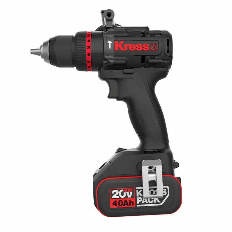 Дрель-шуруповерт ударная KRESS KUC33 20V 95Нм, бесщеточная аккумуляторная — детальное фото