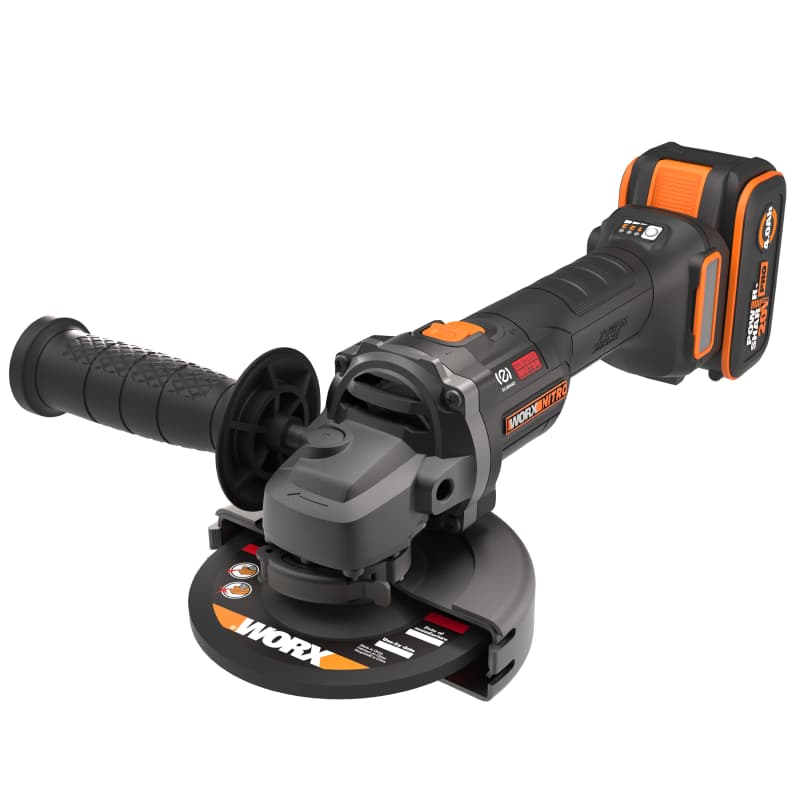 Угловая шлифмашина (болгарка) WORX WX815.9 20V бесщеточная аккумуляторная без батареи и зарядки — детальное фото