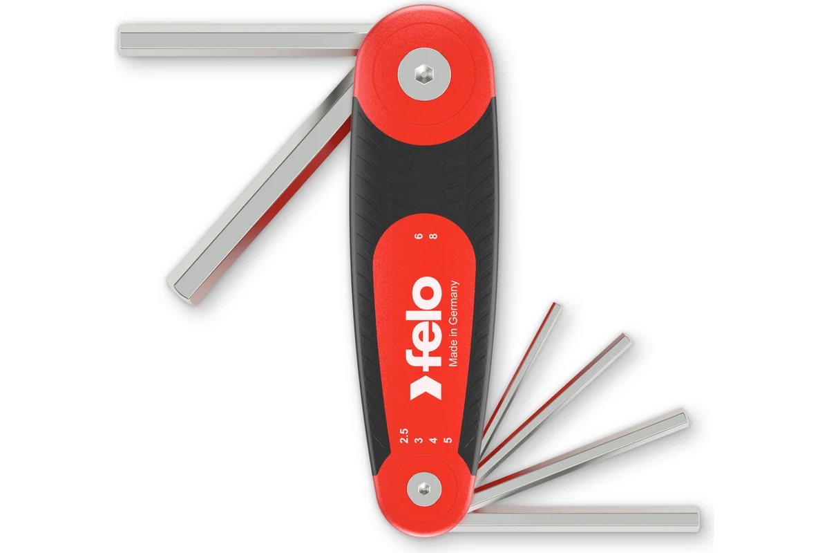 Раскладной набор шестигранных ключей Felo 6шт, HEX 2,5-8,0 34500721 — детальное фото