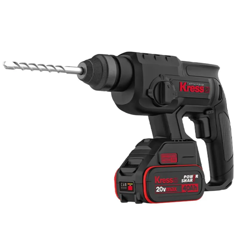 Перфоратор KRESS KU390 20V 2 Дж бесщеточный аккумуляторный — детальное фото