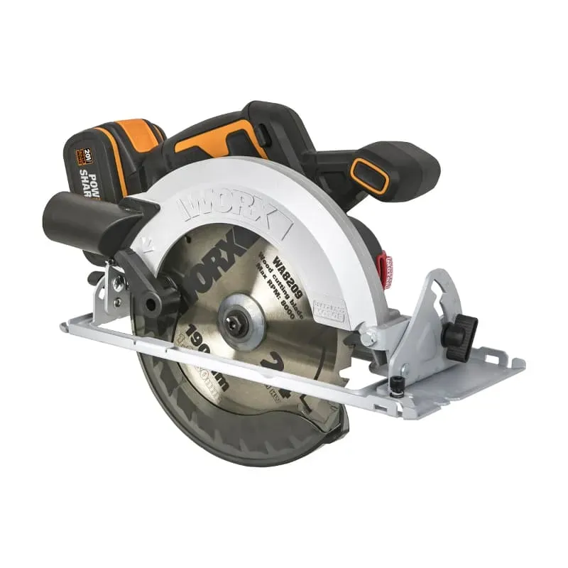Циркулярная пила WORX WX520 20V 190мм аккумуляторная бесщеточная — детальное фото