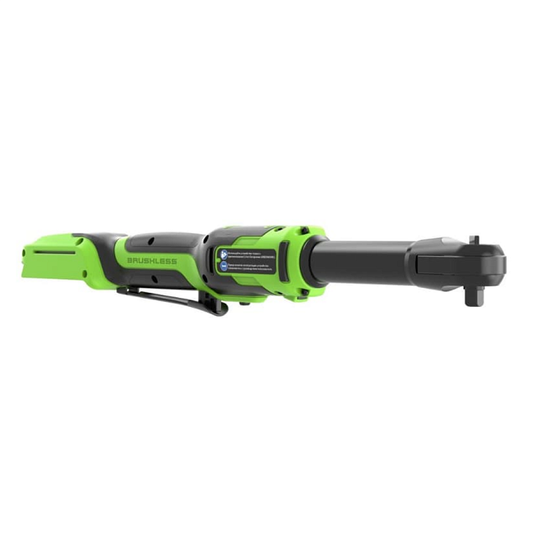 Гайковерт-трещотка удлиненная Greenworks GD24RWX 24V 3804207 (1/2") бесщеточная аккумуляторная